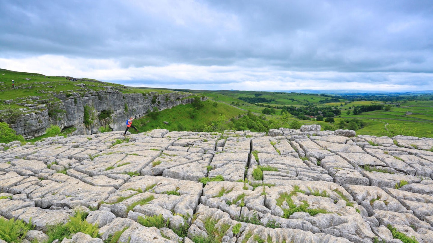 Limestone pavement Malham Cove Yorkshire Dales